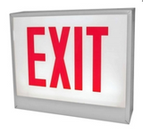 ORBIT CESL-W-2-EB-E-R Chicago Approved Led Exit Sign White Housing 2F Battery Back-up Exit Right Arrow