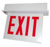 ORBIT CESRE-A-1-AC-E-LR Chicago Approved Led Recess Mount Exit Sign Al Housing 1F AC Only Exit Left/Right Arrow