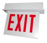 ORBIT CESRE-A-1-AC-E-L Chicago Approved Led Recess Mount Exit Sign Al Housing 1F AC Only Ext Left Arrow