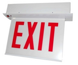 ORBIT CESRE-A-1-AC-E-N Chicago Approved Led Recess Mount Exit Sign Al Housing 1F AC Only Ext No Arrows