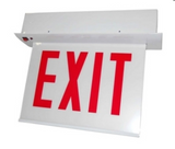 ORBIT CESRE-A-1-AC-S-D Chicago Approved Led Recess Exit Sign Al Housing 1F AC Only Stairs Double Left Arrows