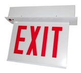 ORBIT CESRE-A-1-AC-S-N Chicago Approved Led Recess Mount Exit Sign Al Housing 1F AC Only Stairs No Arrows