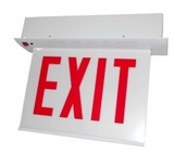 ORBIT CESRE-A-1-AC-S-L Chicago Approved Led Recess Mount Exit Sign Al Housing 1F AC Only Stairs Left Arrow