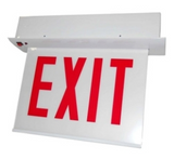 ORBIT CESRE-A-1-AC-S-R Chicago Approved Led Recess Mount Exit Sign Al Housing 1F AC Only Stairs Right Arrow