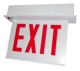 ORBIT CESRE-A-2-AC-E-L Chicago Approved Led Recess Mount Exit Sign Al Housing 2F AC Only Exit Left Arrow