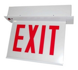 ORBIT CESRE-A-2-AC-E-N Chicago Approved Led Recess Mount Exit Sign Al Housing 2F AC Only Exit No Arrows