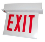 ORBIT CESRE-A-2-AC-S-L Chicago Approved Led Recess Mount Exit Sign Al Housing 2F AC Only Stairs Left Arrow