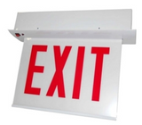 ORBIT CESRE-A-2-AC-S-N Chicago Approved Led Recess Mount Exit Sign Al Housing 2F AC Only Stairs No Arrows