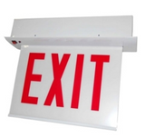 ORBIT CESRE-A-2-EB-S-LR Chicago Approved Led Recess Exit Sign Al Housing 2F Battery Back-up Stairs Left/Right Arrow