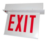 ORBIT CESRE-A-2-EB-S-N Chicago Approved Led Recess Exit Sign Al Housing 2F Battery Back-up Stairs No Arrows