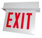 ORBIT CESRE-W-1-AC-E-R Chicago Approved Led Recess Mount Exit Sign White Housing 1F AC Only Ext Right Arrow