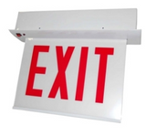 ORBIT CESRE-W-1-AC-S-R Chicago Approved Led Recess Mount Exit Sign White Housing 1F AC Only Stairs Right Arrow