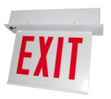 Orbit CESRE-W-2-AC-S-R Chicago Approved Led Recess Mount Exit Sign White Housing 2f Ac Only Stairs Right Arrow