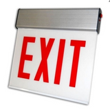 ORBIT CESSE-W-1-EB-S-R Chicago Approved Led Surface Exit Sign White Housing 1F Battery Back-up Stairs Right Arrow