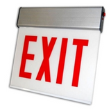 ORBIT CESSE-W-2-AC-S-N Chicago Approved Led Surface Exit Sign White Housing 2F AC Only Stairs No Arrows
