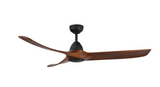 Kuzco Lighting CF77860-MB/DW Baylor 60 inch Matte Black/Dark Walnut LED Ceiling Fan