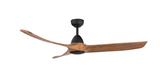 Kuzco Lighting CF77860-MB/NW Baylor 60 inch Matte Black/Natiural Wood LED Ceiling Fan