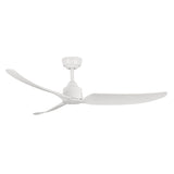 Kuzco Lighting CF92952-WH Hugo 52 inch 3 Blade Smart Outdoor Ceiling Fan in White Finish