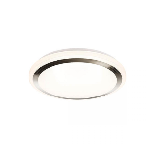 DALS Lighting CFG13-CC-SN Ora 13" Round LED Flush Mount Light - CCT Selectable - 120V - Satin Nickel Finish