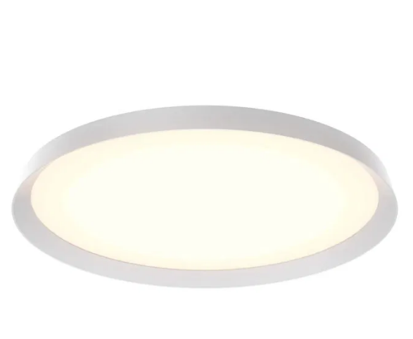 Dals Lighting CFH21-CC-WH 21 Inch Dual-Light Flush Mount Ceiling Light, 5CCT - White