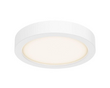 DALS Lighting CFLEDR06-CC-WH 6" LED Surface Mount Light - CCT Selectable - 700 Lumens - 120V - White Finish