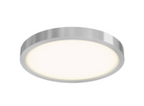 DALS Lighting CFLEDR10-CC-SN 17 Watt 10" LED Surface Mount Light - CCT Selectable - 1,000 Lumens - 120V - Satin Nickel Finish