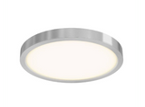 DALS Lighting CFLEDR14-CC-SN 17 Watt 14" LED Surface Mount Light - CCT Selectable - 1,600 Lumens - 120V - Satin Nickel Finish