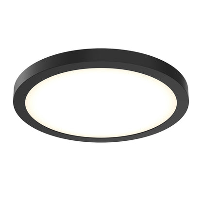 DALS Lighting CFLEDR14-CC-V-BK 14" LED Surface Mount - Wattage 26W - CCT Selectable - 1,700 Lumens - Voltage 120-347V - Black Finish