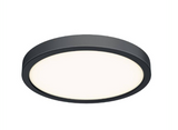 DALS Lighting CFLEDR18-CC-BK 35 Watt 18" LED Surface Mount Light - CCT Selectable - 2,100 Lumens - 120V - Black Finish