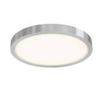 DALS Lighting CFLEDR18-CC-SN 35 Watt 18" LED Surface Mount Light - CCT Selectable - 2,100 Lumens - 120V - Satin Nickel Finish