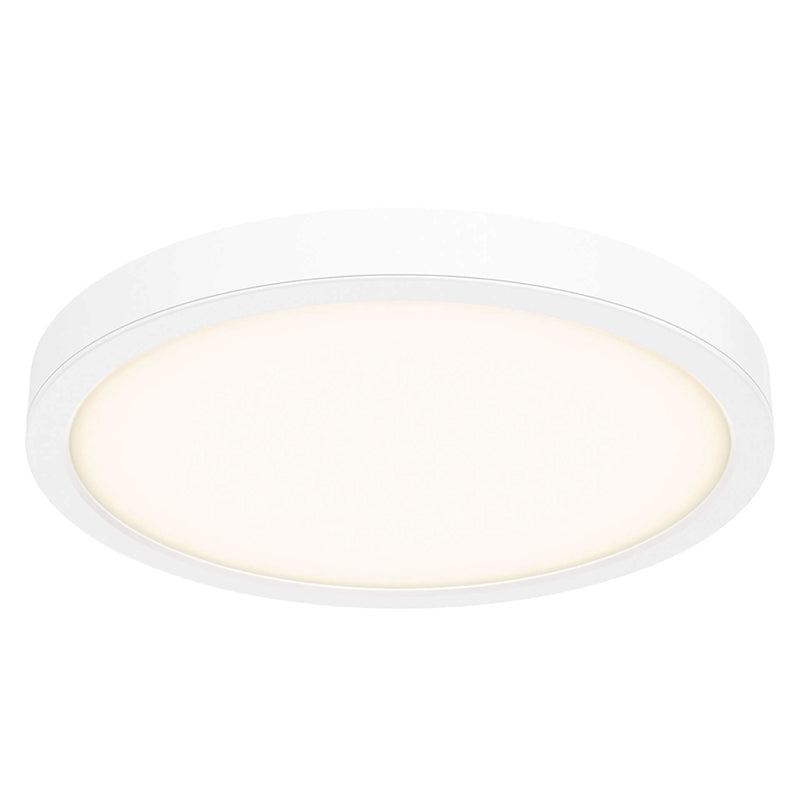 DALS Lighting CFLEDR18-CC-V-WH 18" LED Surface Mount - Wattage 35W - CCT Selectable - 2100 Lumens - Voltage 120-347V - White Finish