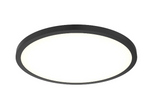 DALS Lighting CFLEDR24-CC-BK 24" LED Flush Mount Ceiling Light - 3630lm - 45W - 5CCT Black Finish