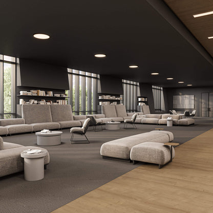 DALS Lighting CFLEDR24-CC-V-WH 24" LED Surface Mount - Wattage 40W - CCT Selectable - 3000 Lumens - Voltage 120-347V - White Finish