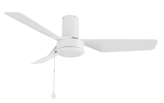 Carro USA CFP443N2-N10-W1-1-FM Formosa Modern Black 44" Ceiling Fan, White Finish