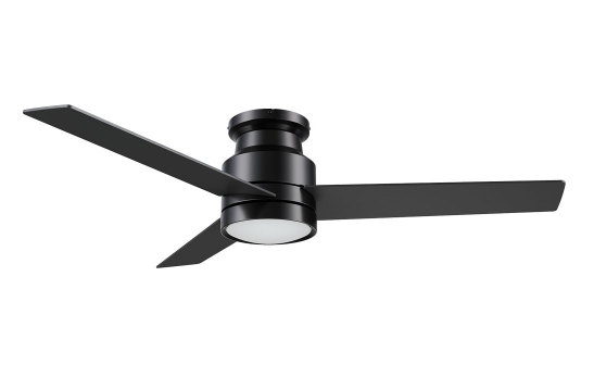 Carro USA CFR523E5-L12-B2-1-FM 52 Inch Santana Contemporary Black LED Home Ceiling Fan