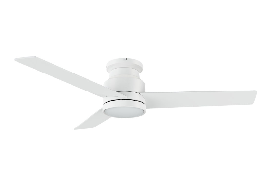 Carro USA CFR523E5-L12-W1-1-FM 52 Inch Santana Contemporary White LED Home Ceiling Fan