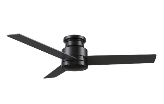 Carro USA CFR523E5-N10-B2-1-FM 52 Inch Santana Contemporary Black Home Ceiling Fan