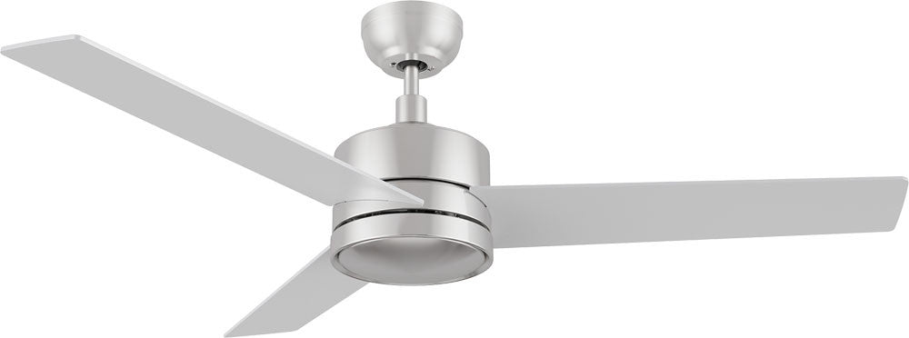 Carro USA CFR523E5-N10-SJ-1 52" Santana Modern Home Ceiling Fan - Fixture Finish: Brushed Nickel - Blade Finish: Siiver