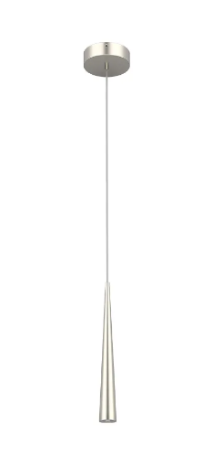 Westgate LCFT-MCTP-BN LED Tapered Pendant Light W/ Adj 6Ft Cord, Selectable CCT 3000K/4000K/5000K & Power, Brushed Nickel Finish