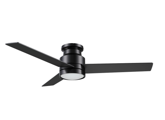 Carro USA CFW523E5-L12-B2-1-FM 52 Inch Santana Modern Black LED Ceiling Fan