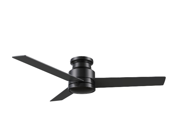 Carro USA CFW523E5-N10-B2-1-FM 52 Inch Santana Modern Black Home Ceiling Fan