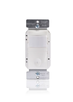 Wattstopper CH-250-W PIR Muti-Way Wall Switch Vacancy Sensor, 600W, White Finish