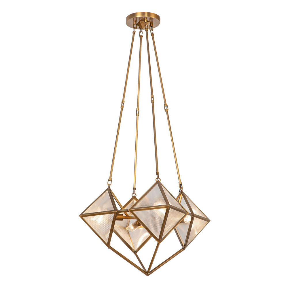 Alora Lighting CH332421VBCR Cairo 4 Light 21.00 inch Chandelier
