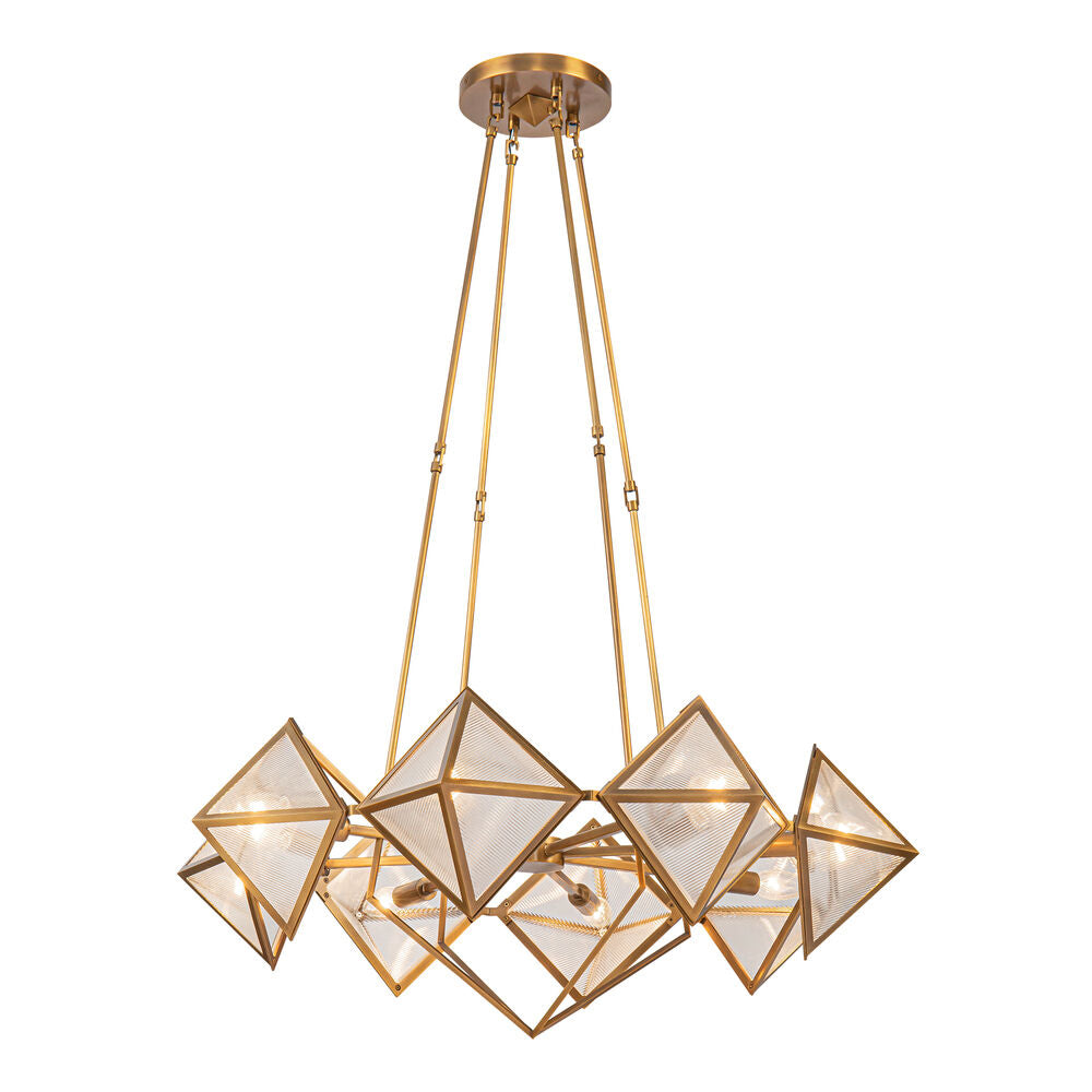 Alora Lighting CH332830VBCR Cairo 8 Light 30.00 inch Chandelier