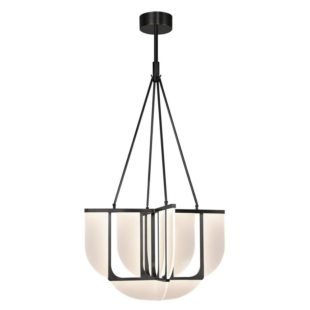 Alora Lighting CH336830UB Anders LED 30 inch Urban Bronze Chandelier Ceiling Light