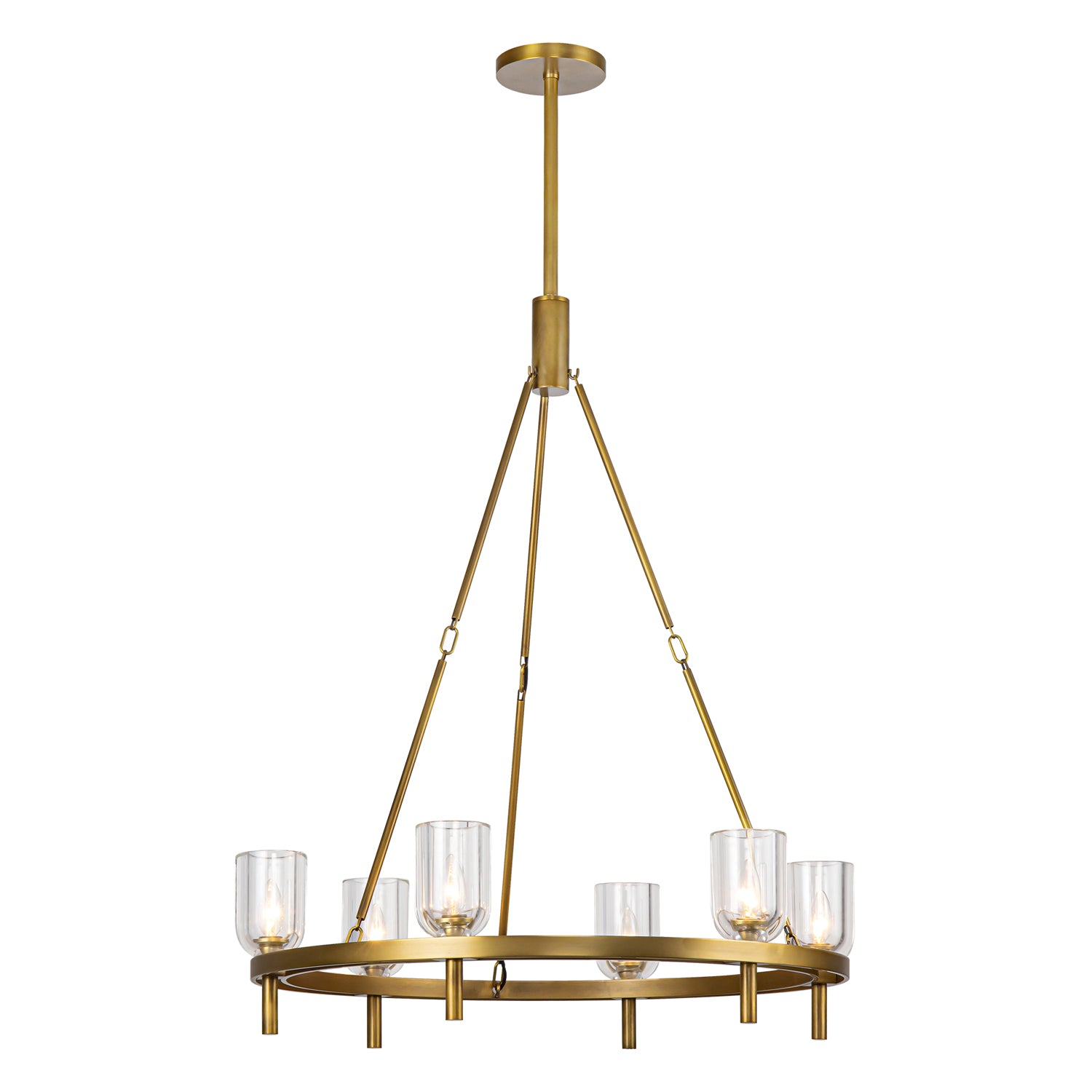 Alora Lighting CH338632VBCC Lucian 6 Light 31.50 inch Chandelier