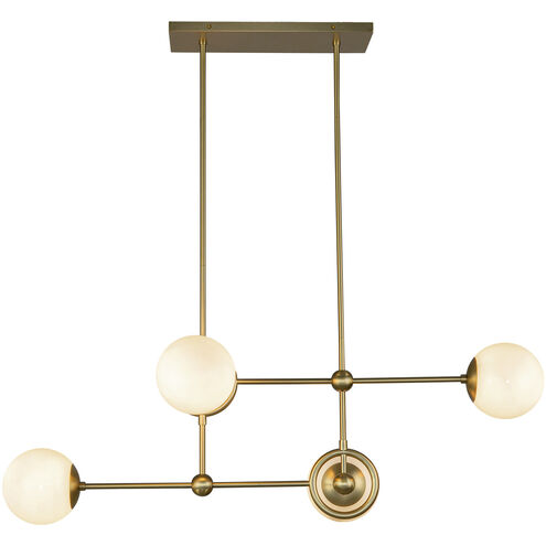 Alora Mood CH407342BGGO Fiore 4 Light 16.63 inch Brushed Gold Chandelier Ceiling Light