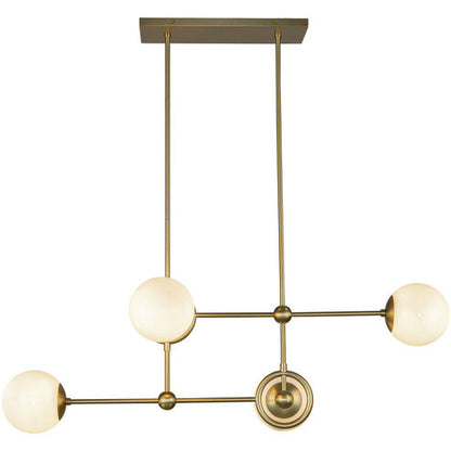 Alora Mood CH407342BGGO Fiore 4 Light 16.63 inch Brushed Gold Chandelier Ceiling Light