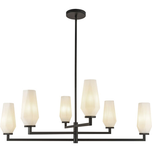 Alora Mood CH424135MBOP Krysta 6 Light 35.13 inch Chandelier