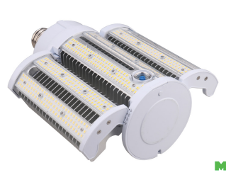 Westgate CL-FLTW-75-110W-50K-E39 LED 180 Degree Flat HID Retrofit Lamp, Selectable Wattage, Color Temperature 5000K, White Finish